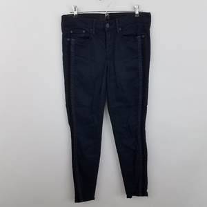 Vince Jeans 29 x 28 Black Tuxedo Striped‎ B…